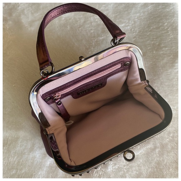 Isabella Foire Satin Doll Ariel purse in purple - Picture 4 of 12